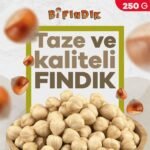 Çifte Kavrulmuş İç Fındık 250gr Vakum Paket