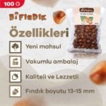 Natürel Çiğ İç Fındık 100 gr