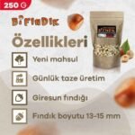 Çifte Kavrulmuş İç Fındık 250gr Vakum Paket