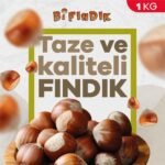 Kabuklu Tuzlu Fındık 1 kg