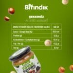 Şekersiz fındık ezmesi 450 gr