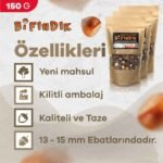 Kavrulmuş Tuzlu İç Fındık 150 g x3