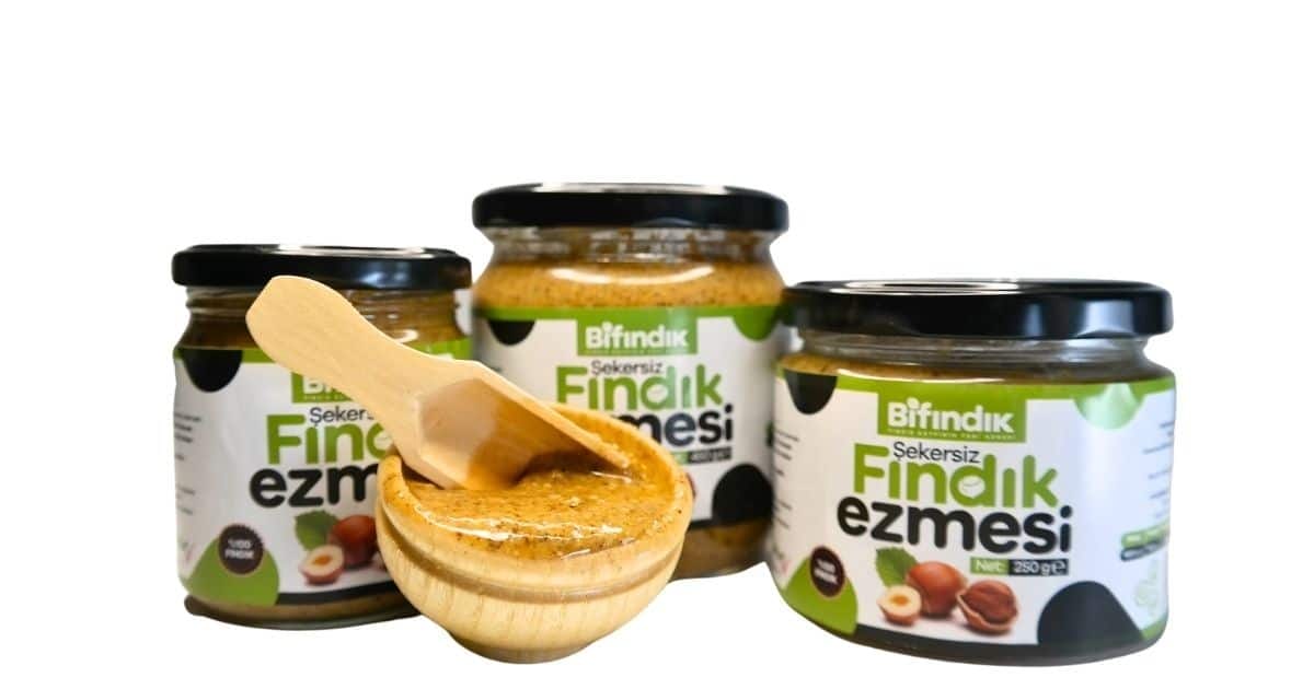 Şekersiz Fındık Ezmesi