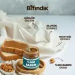 Şekersiz badem ezmesi 350 gr