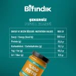 Şekersiz fıstık ezmesi 350 gr